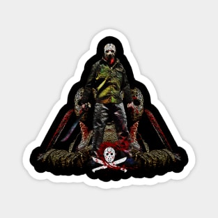 JASON VOORHEES FRIDAY 13 VIERNES 13 HALLOWEEN Magnet