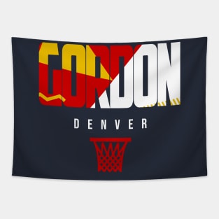 Gordon Denver Basketball Warmup Tapestry