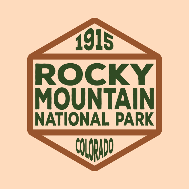 Rocky Mountain National Park badge by nylebuss