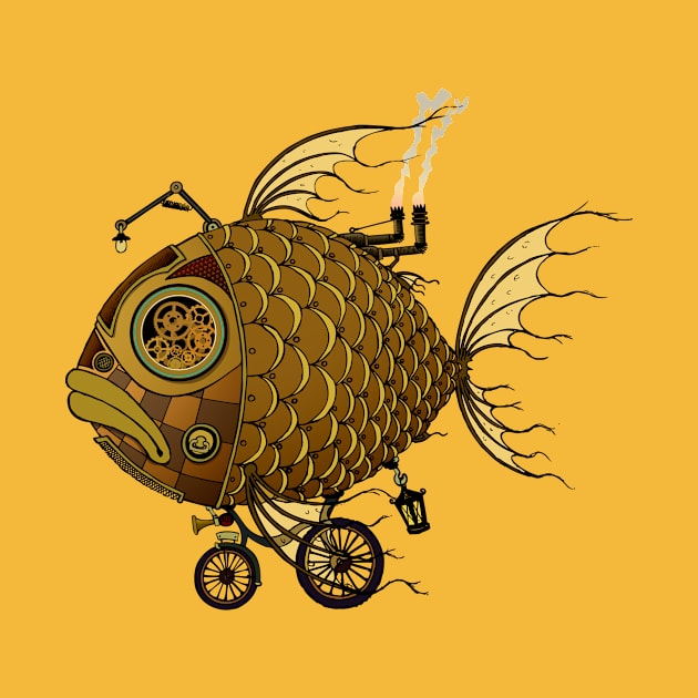 Golden Fish by mangulica