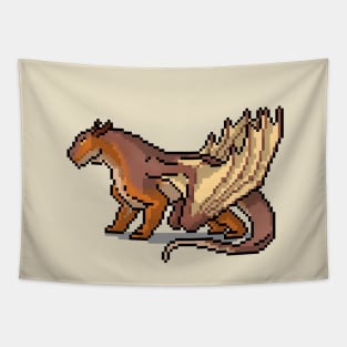 Clay Mudwing Pixel Art Tapestry