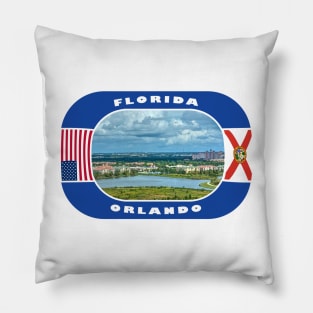 Florida, Orlando City, USA Pillow