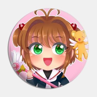 Sakura Card Captor - Sakura Kinomoto and Kero chibi Pin