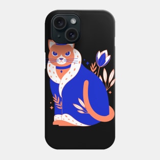 Royal Cat - Cat Lovers - Feline with a Crown Phone Case