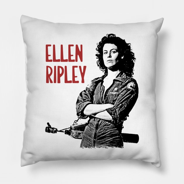 Ellen Ripley Pillow by Knockbackhaunt