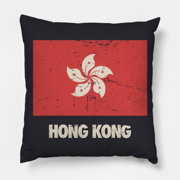 Hongkonger Hong Kong Flag Gift Pillow by MeatMan