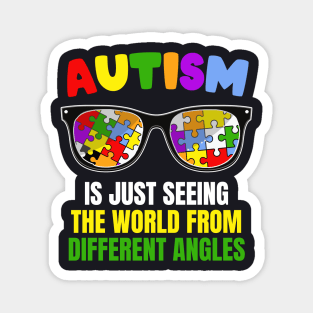 Autism Awareness Slogan Magnet