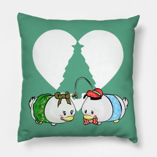 Tsum Tsum Mistletoe - Donald and Daisy Pillow