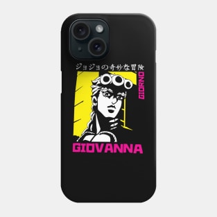 Giorno JJBA Anime Fanart Phone Case