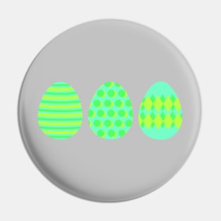 Eggspert Easter Eggs - Decorated Eggs in Green Pin