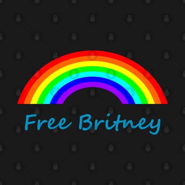 Rainbow Typography for Free Britney by ellenhenryart