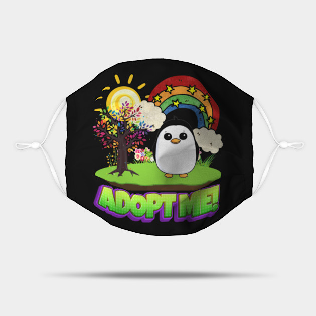 Adopt Me Cute Penguin Roblox Mask Teepublic - how to get a penguin adopt me roblox no robux