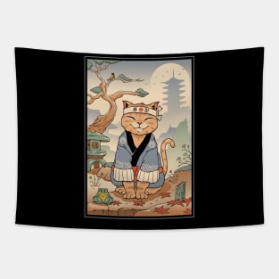 Zen Meowster Tapestry