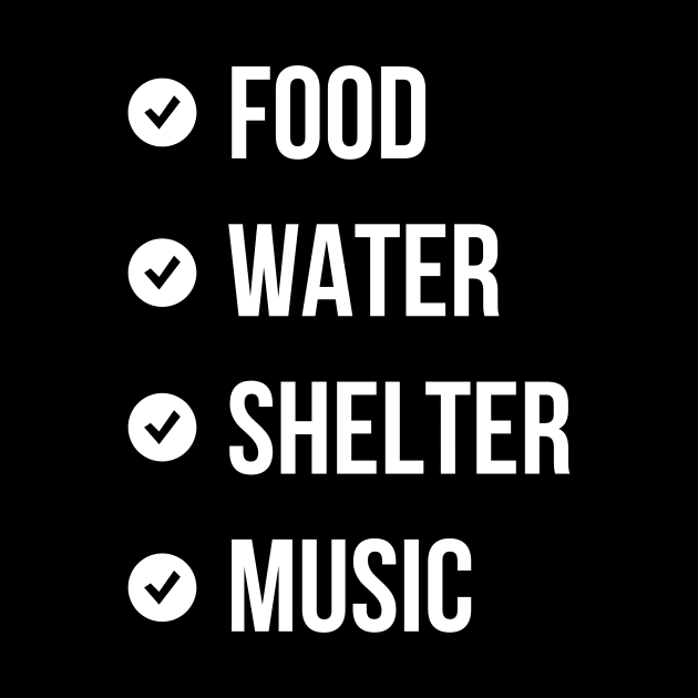 Food Water Shelter Music by CHADDINGTONS