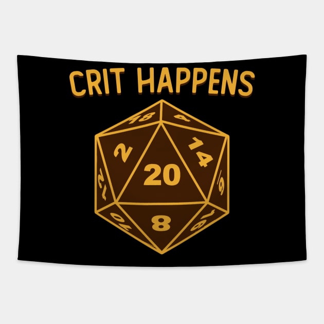 Crit Happens Tapestry by giovanniiiii