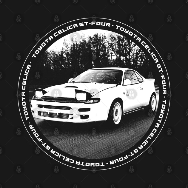 TOYOTA CELICA GT-FOUR ST185 Black 'N White 4 (Black Version) by Cero