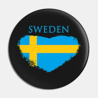 Love Sweden Pin