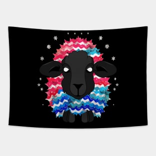 Patriotic Sheep Tapestry