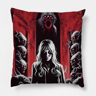 The Temple of Horror Pillow