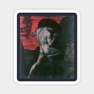 Sisyphus - Franz von Stuck Magnet