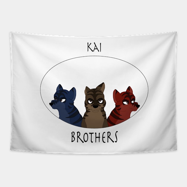 Kai Brothers Tapestry by HyzenthlayRose