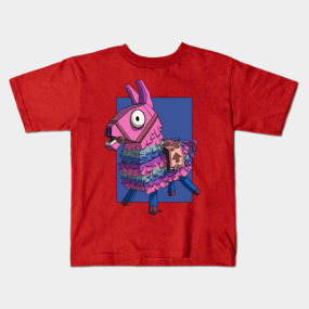 chibi llama kids t shirt - fortnite llama birthday shirt