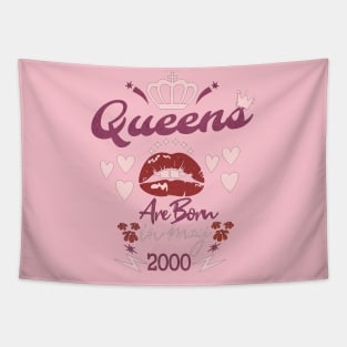 Queen Was Born in May 2000 22st Birthday Tapestry