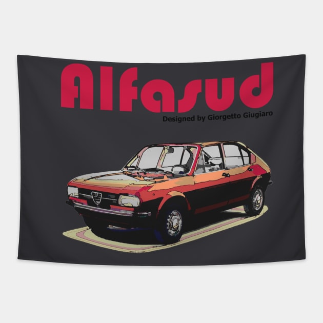 Alfasud by Giorgetto Giugiaro Tapestry by ConceptYellow