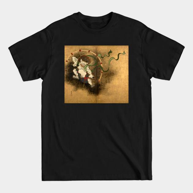 Discover Ogata Kōrin Thunder God - Woodblock Print - T-Shirt