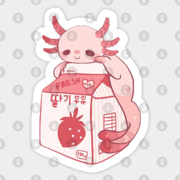 Cute Snaxolotl Kawaii Axolotl Kawaii Cottagecore Aesthetic