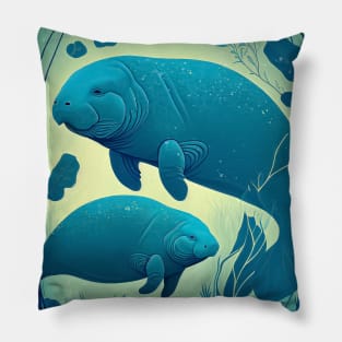 Crystal River Residents Pillow