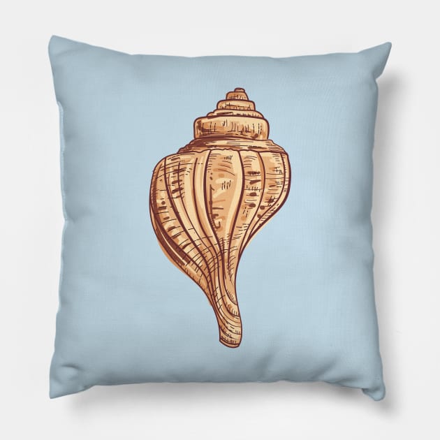 Seashell #3 Pillow by SWON Design