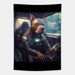 Great Driver Dog Tapestry