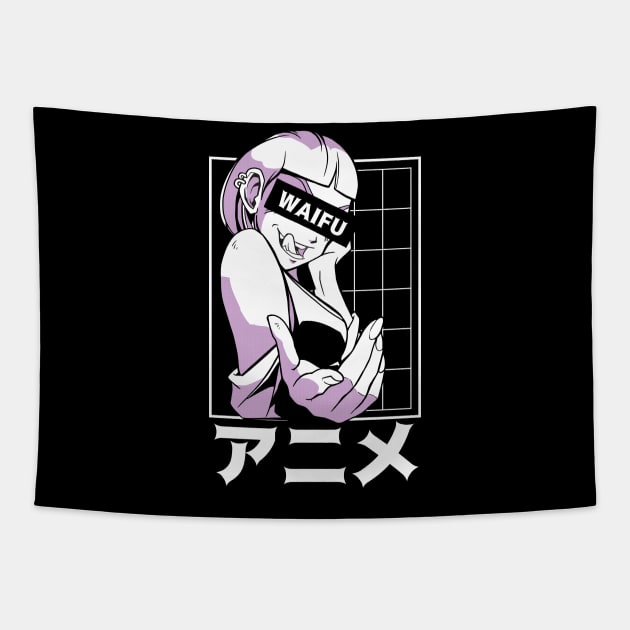 Anime Waifu Tapestry by LAPublicTees