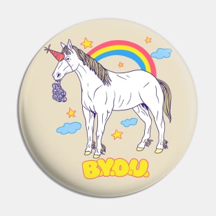 Bring Your Own Unicorn Pin