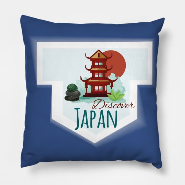 Japan Travel Pillow by imshinji