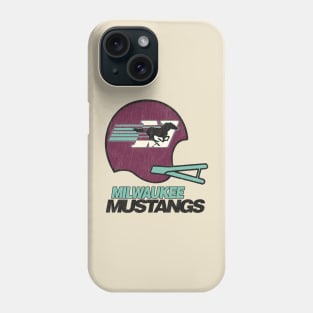 Defunct Milwaukee Mustangs Football Team Phone Case