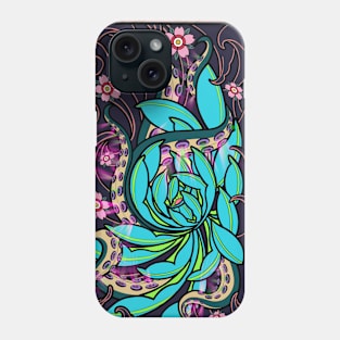 Flower Wrapped in Tentacles Phone Case