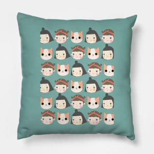 Neco Pop Pattern Illustration Pillow