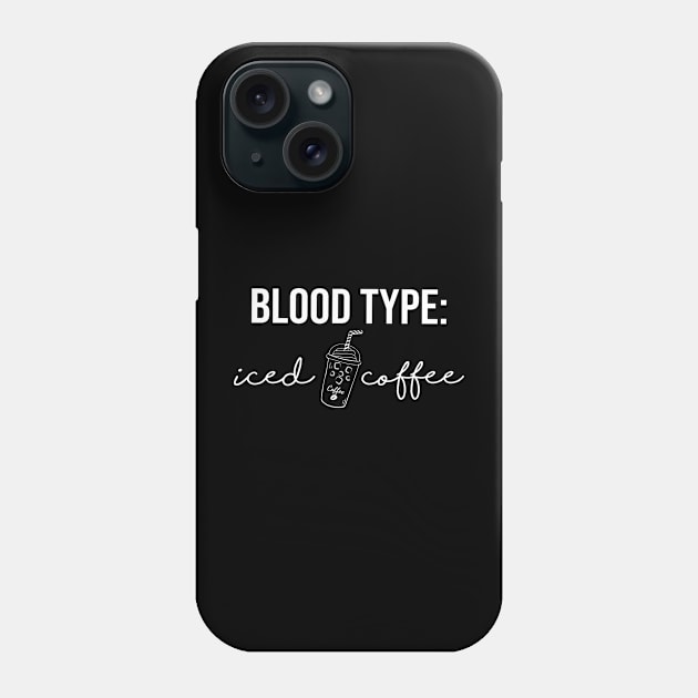 Blood Type Coffee Phone Case by CaptainHobbyist