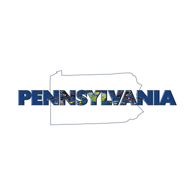 Pennsylvania Colored State Letters by m2inspiration