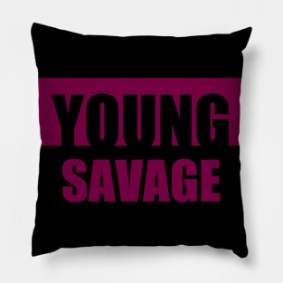 Young Savage Pillow