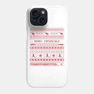 Merry Impossible Holiday Sweater Phone Case