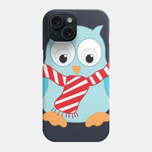 Cute Blue Owl Phone Case