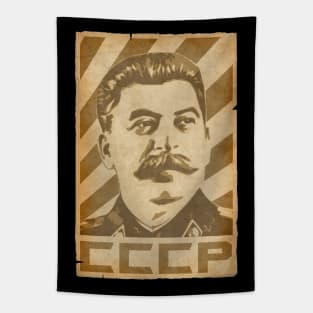 Joseph Stalin CCCP Retro Propaganda Tapestry