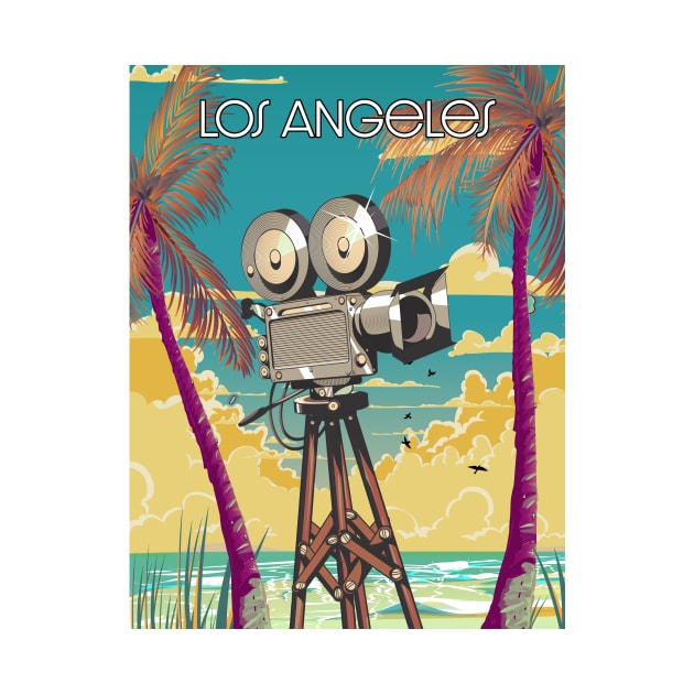 Los Angeles Movie camera by nickemporium1