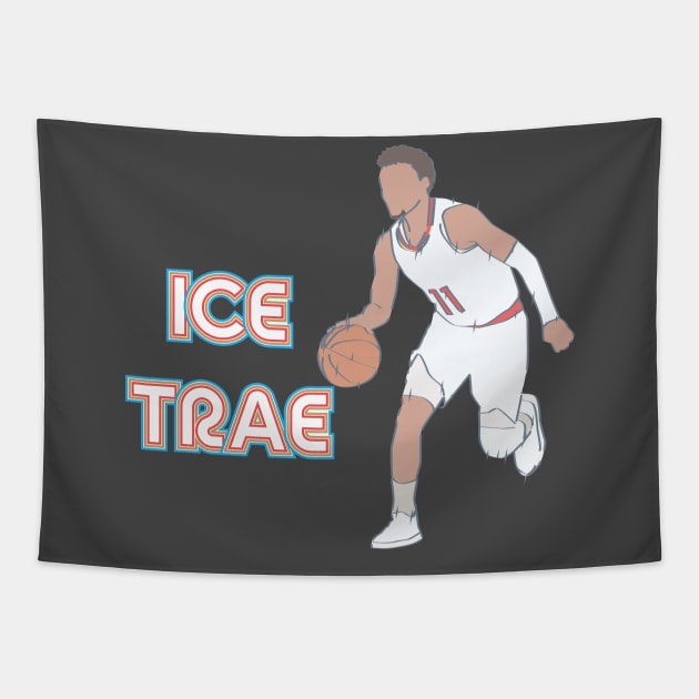 Ice Trae Young Tapestry by LeonArt-D