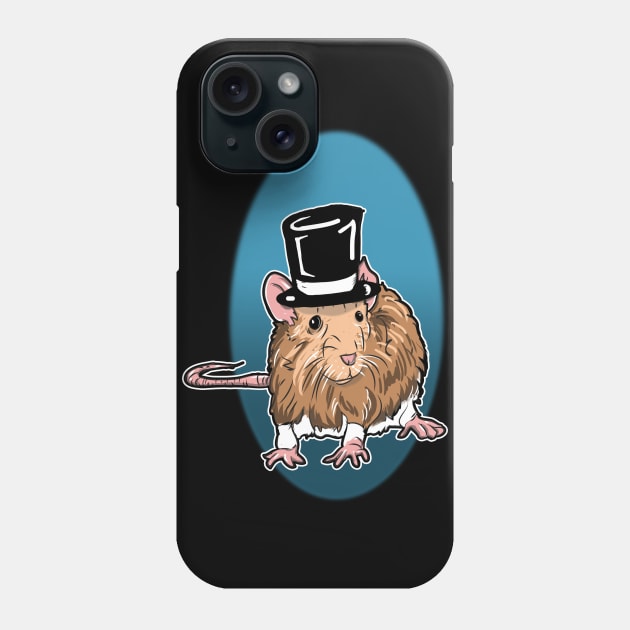 Rat in a Top Hat Phone Case by silentrob668