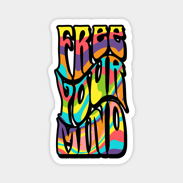 Free Your Mind Magnet by SergioCoelho_Arts