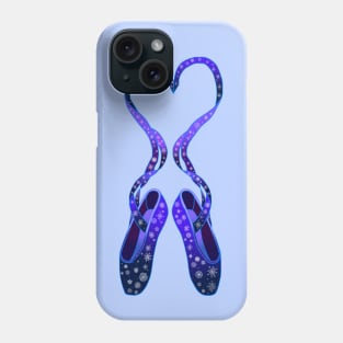 Dancing Winter Snowflake Ballet Slippers Phone Case